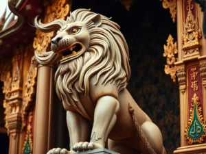 5 Lucky Lion สิงโตห้าตัวพร้อมอวยพรโชคใหญ่ 2 5 Lucky Lion