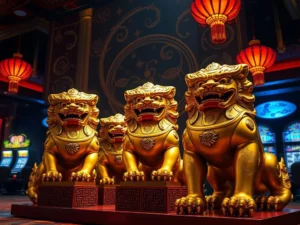 5 Lucky Lion สิงโตห้าตัวพร้อมอวยพรโชคใหญ่ 3 5 Lucky Lion