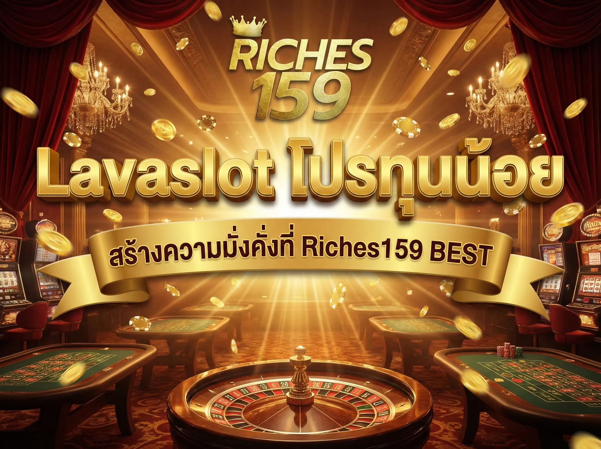 lavaslot โปรทุนน้อย สร้างความมั่งคั่งที่ Riches159 BEST