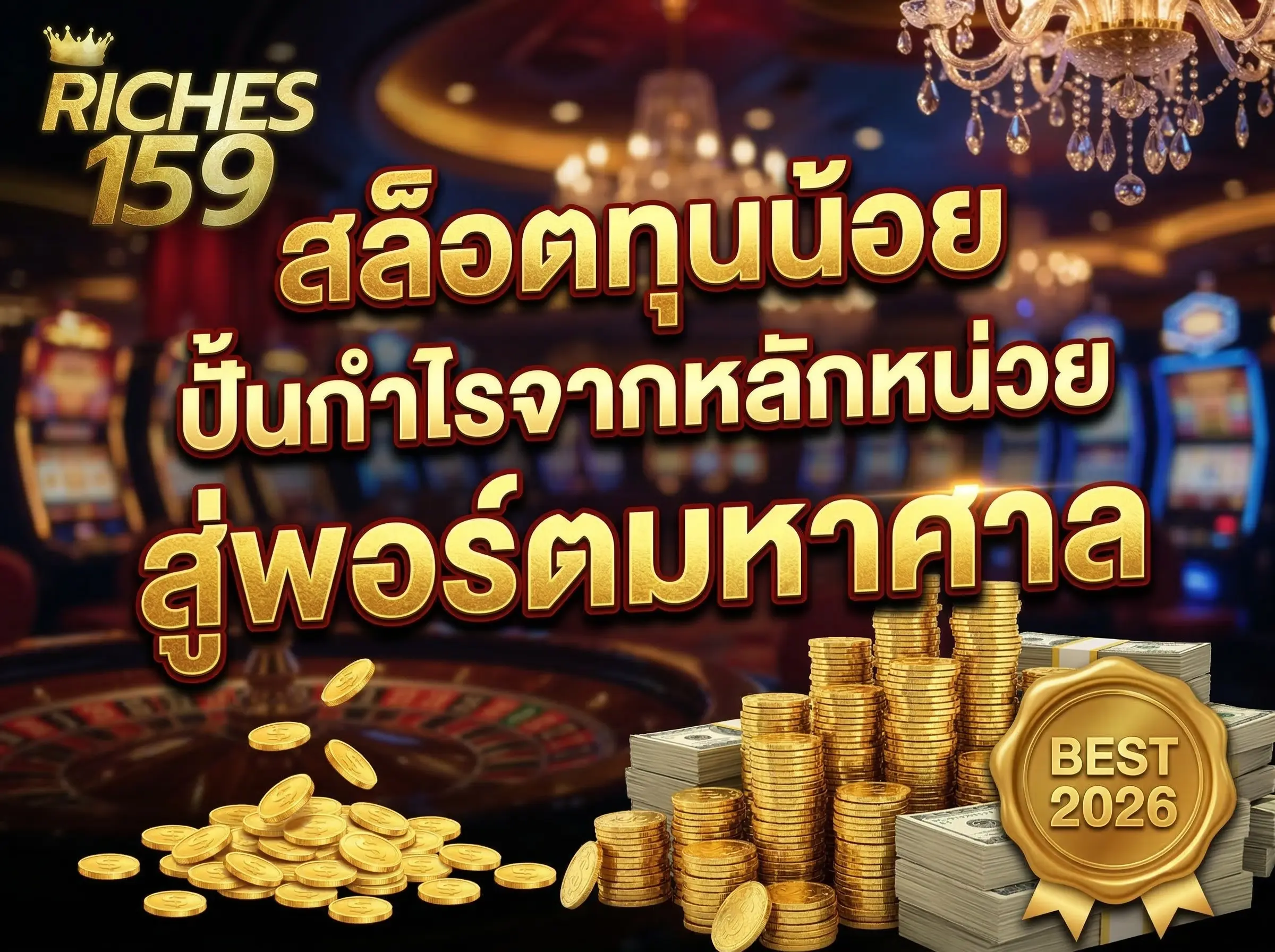 สล็อตทุนน้อย ปั้นกำไรจากหลักหน่วยสู่พอร์ตมหาศาล BEST 2026