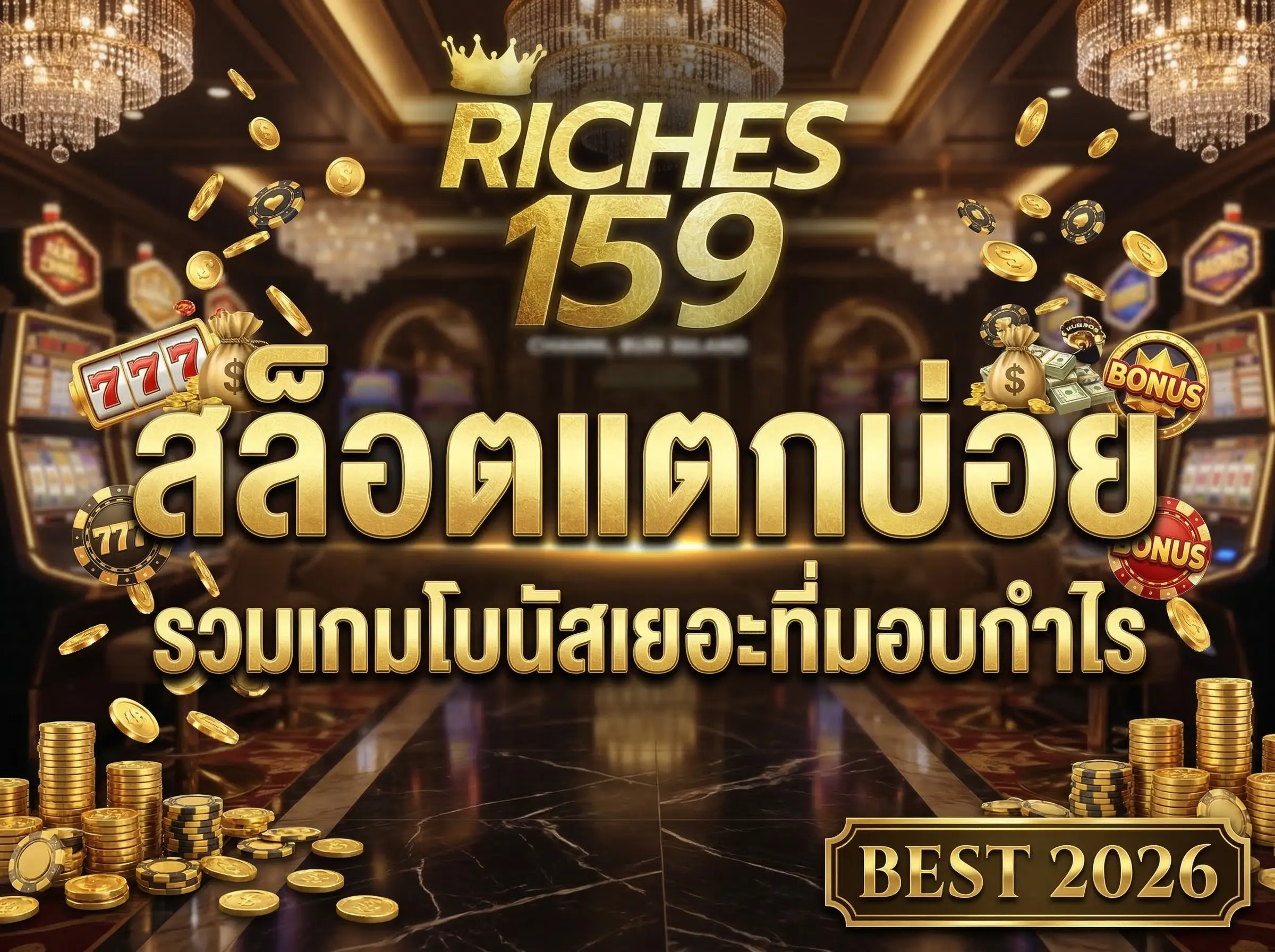 สล็อตแตกบ่อย รวมเกมโบนัสเยอะที่มอบกำไร BEST 2026