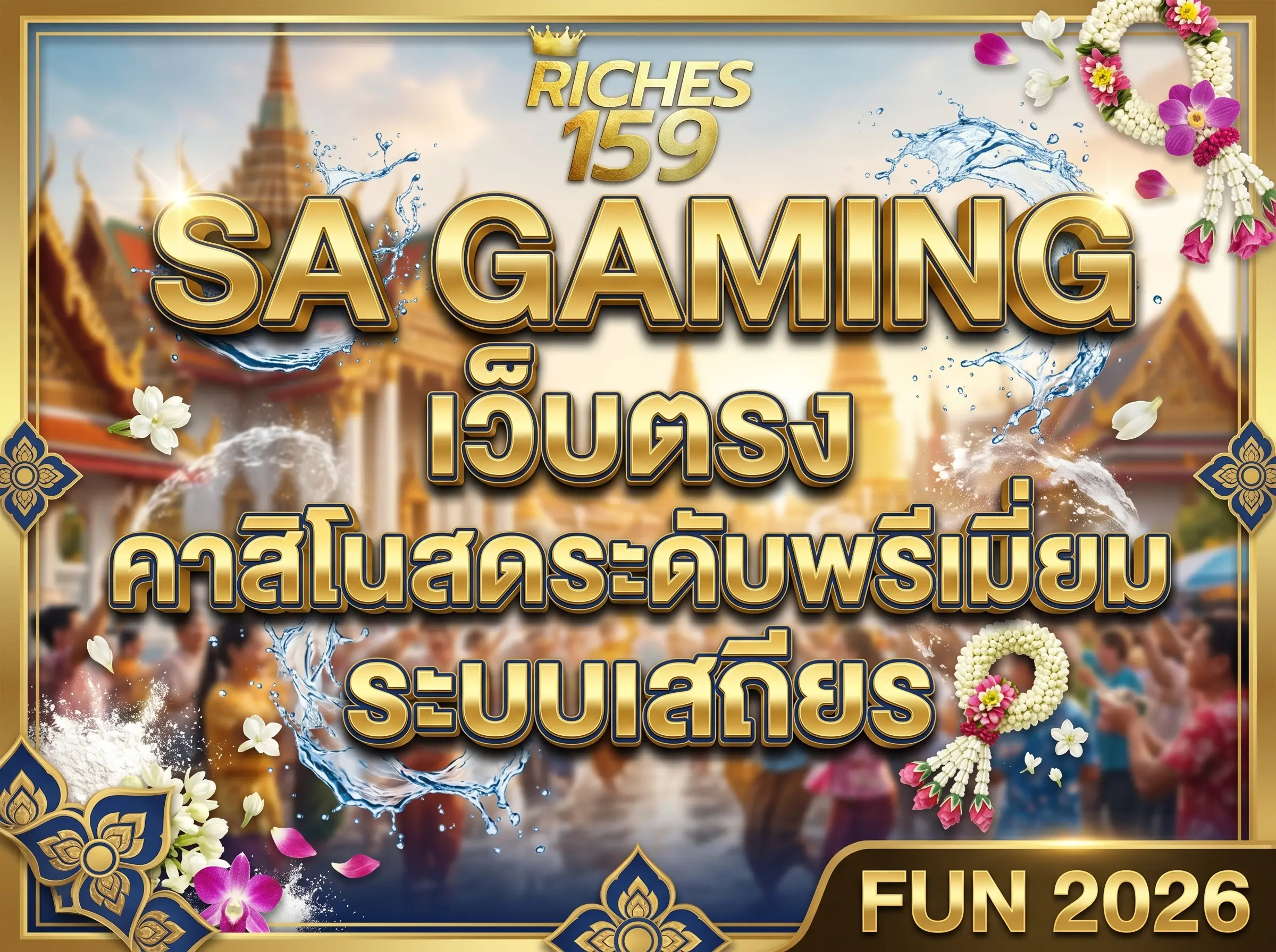 SA GAMING เว็บตรง คาสิโนสดระดับพรีเมียม ระบบเสถียร FUN 2026
