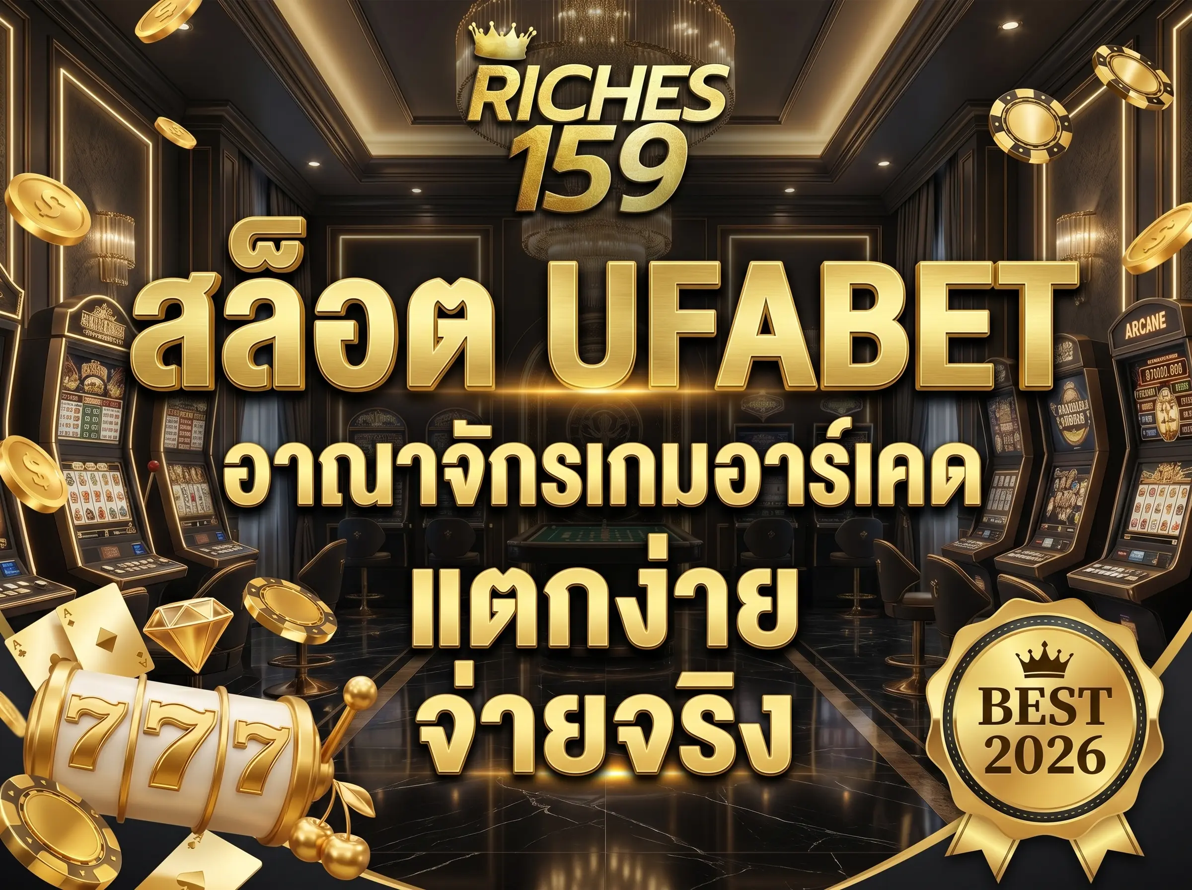 สล็อต UFABET อาณาจักรเกมอาร์เคด แตกง่าย จ่ายจริง BEST 2026