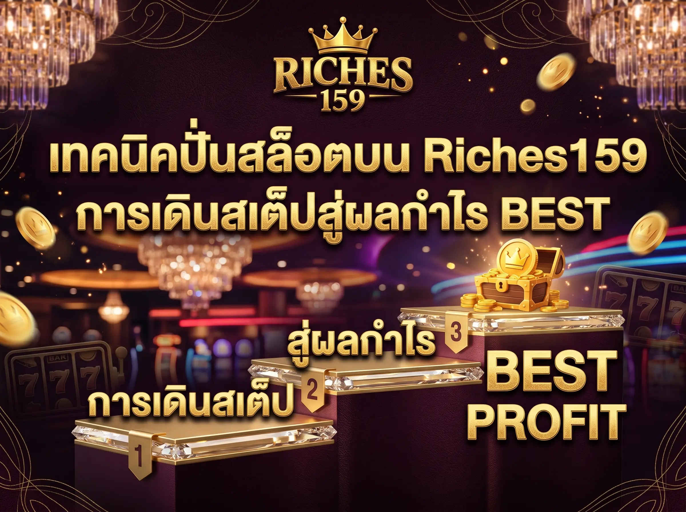 เทคนิคปั่นสล็อตบน Riches159 การเดินสเต็ปสู่ผลกำไร BEST
