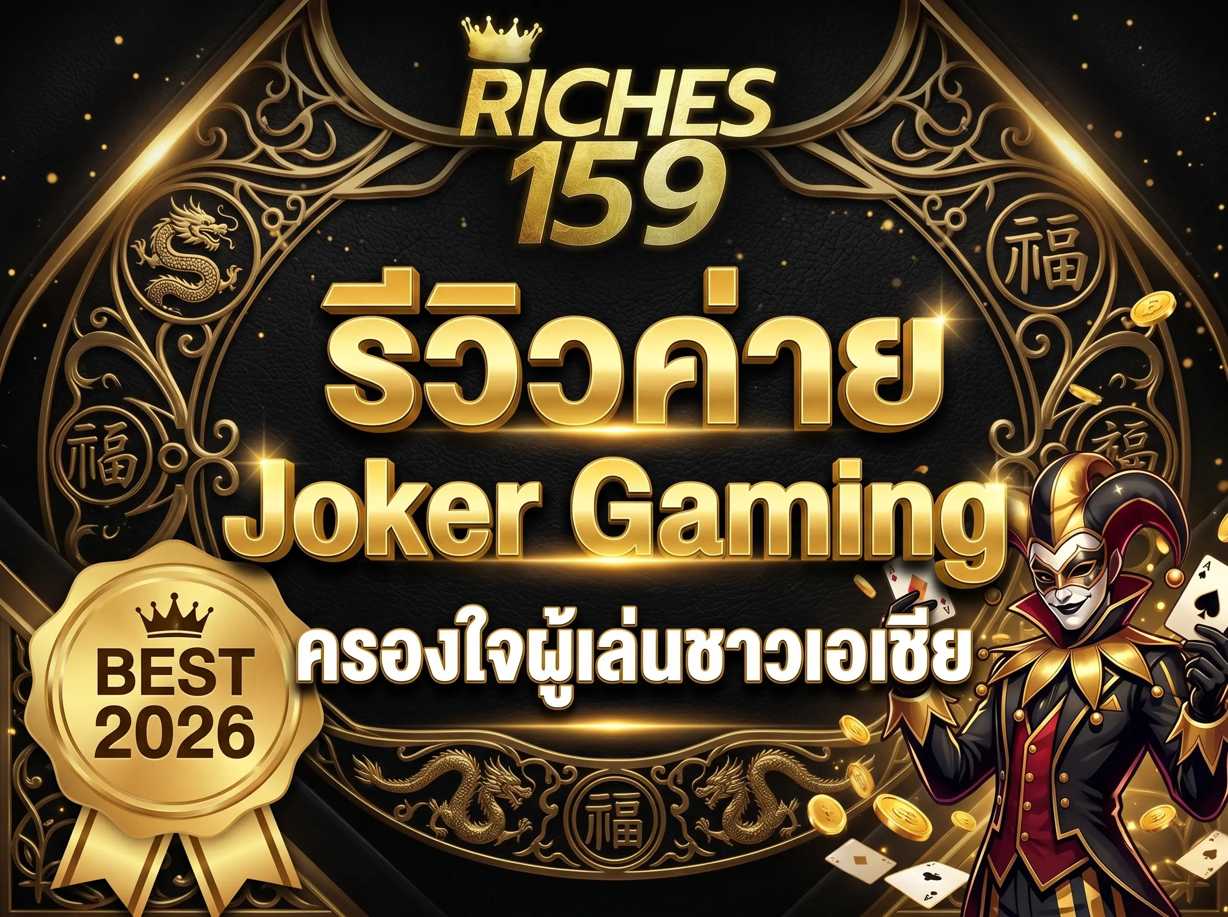 รีวิวค่าย Joker Gaming ครองใจผู้เล่นชาวเอเชีย BEST 2026