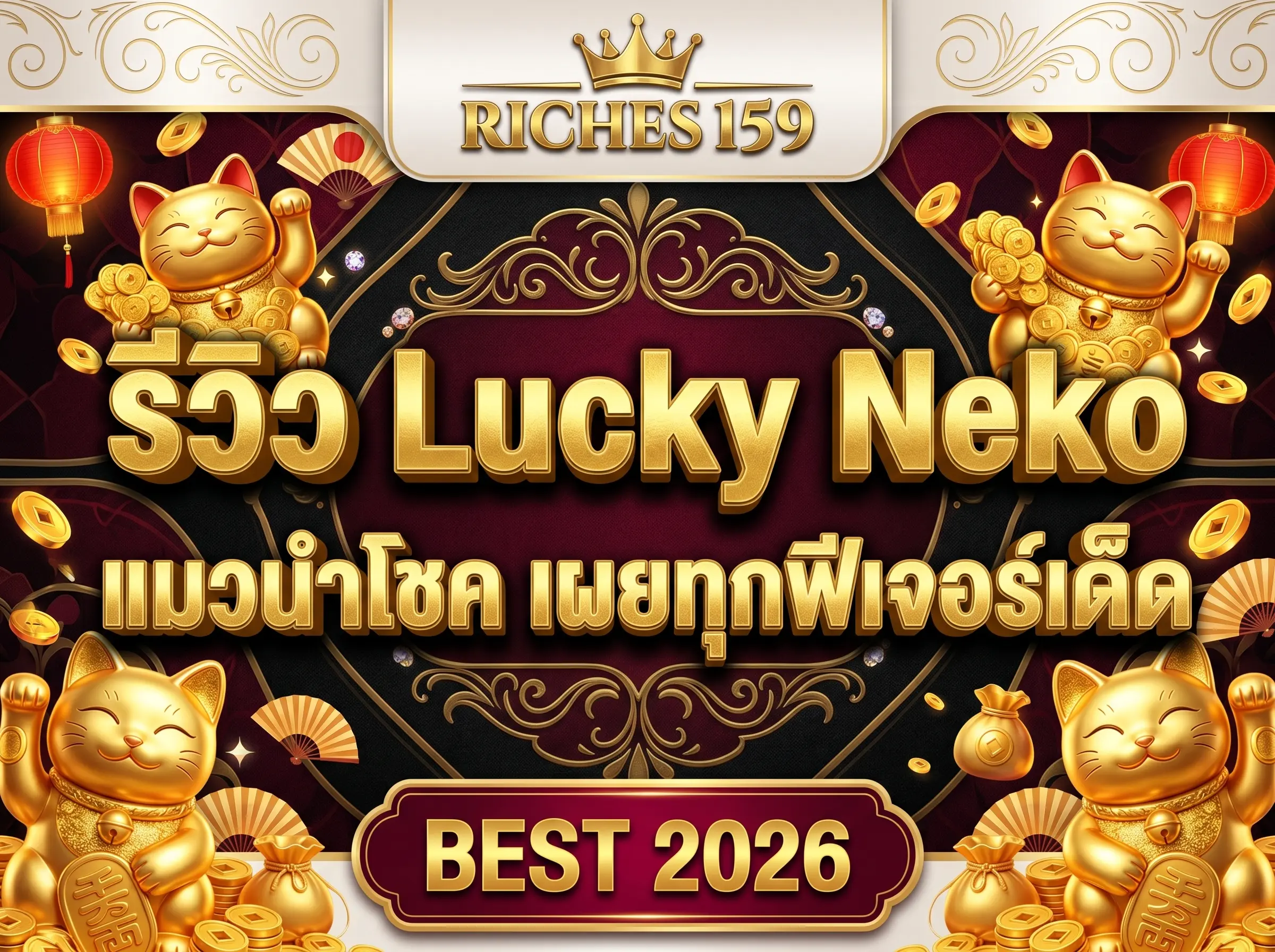 รีวิว Lucky Neko แมวนำโชค เผยทุกฟีเจอร์เด็ด BEST 2026