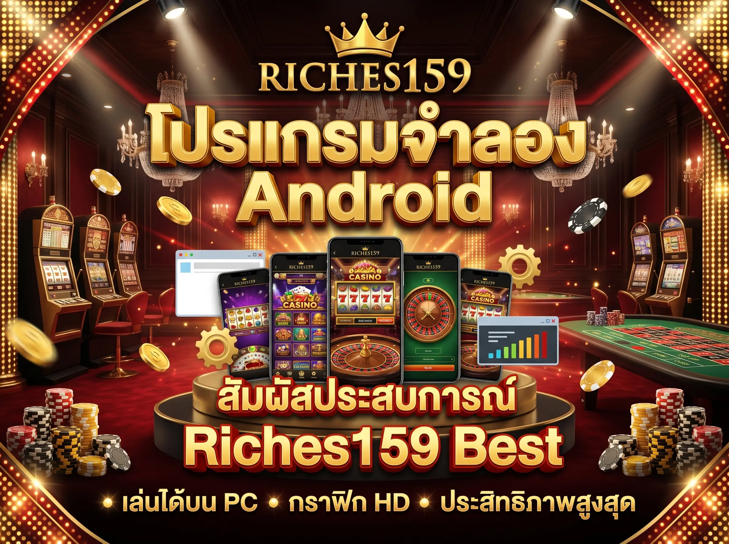 โปรแกรมจำลอง Android สัมผัสประสบการณ์ Riches159 Best