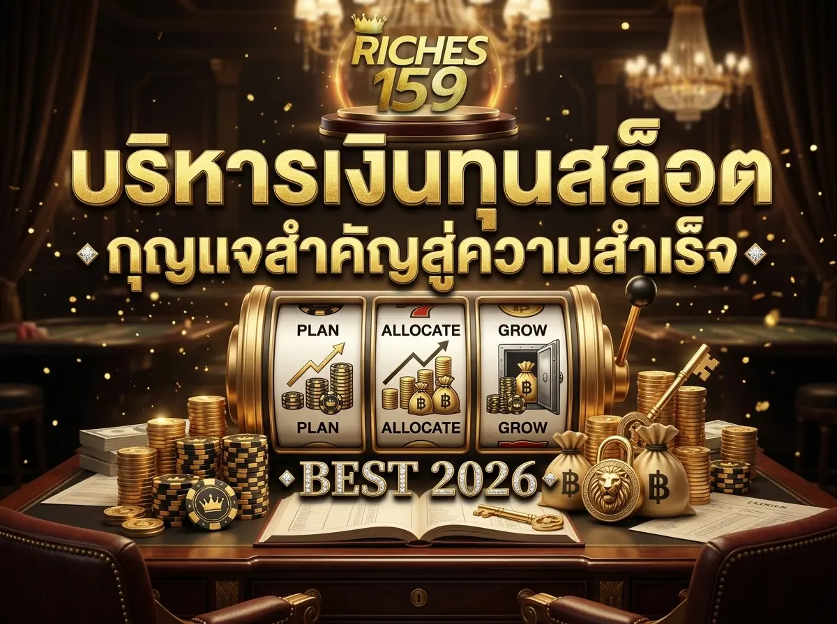 บริหารเงินทุนสล็อต กุญแจสำคัญสู่ความสำเร็จ BEST 2026