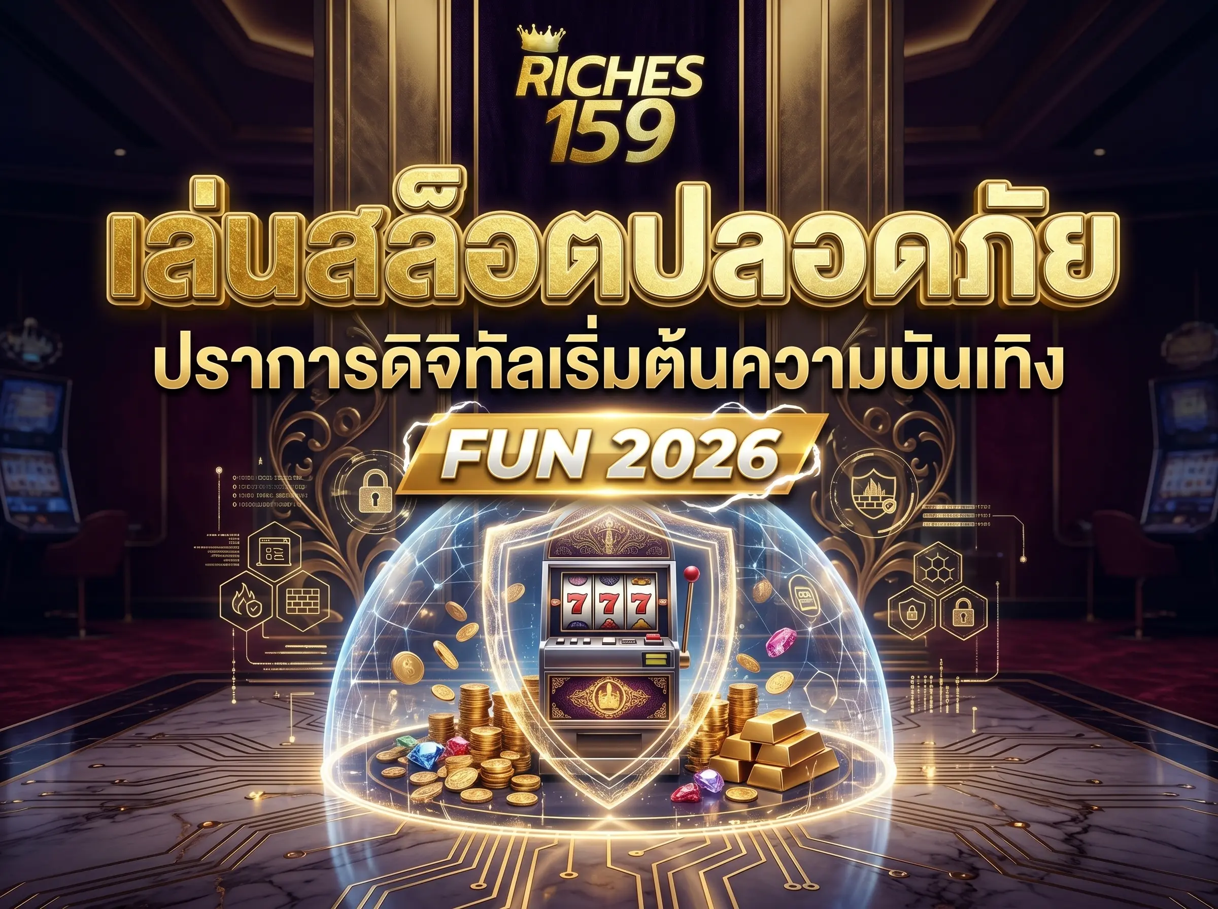 เล่นสล็อตปลอดภัย ปราการดิจิทัลเริ่มต้นความบันเทิง FUN 2026