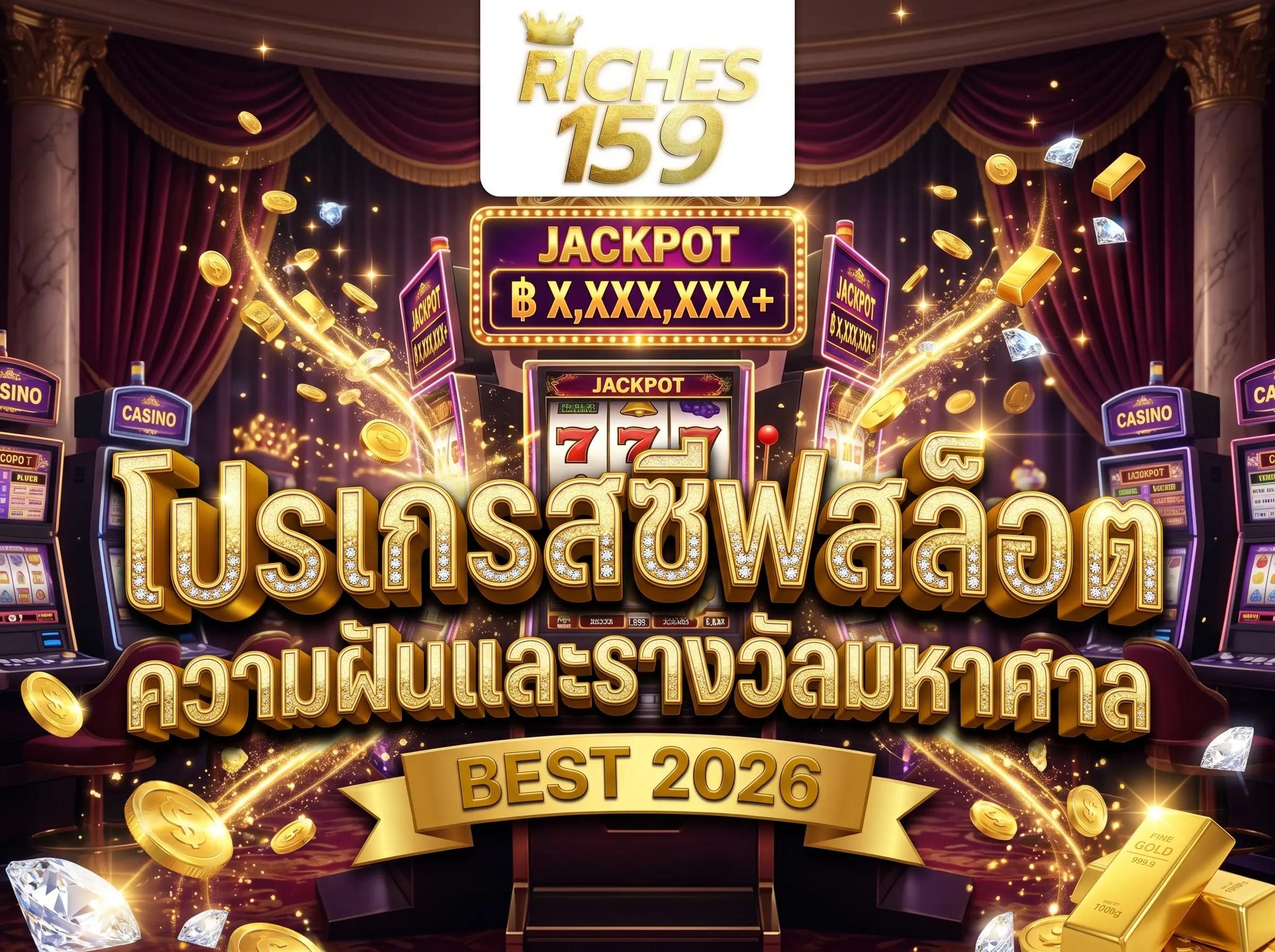 โปรเกรสซีฟสล็อต ความฝันและรางวัลมหาศาล BEST 2026