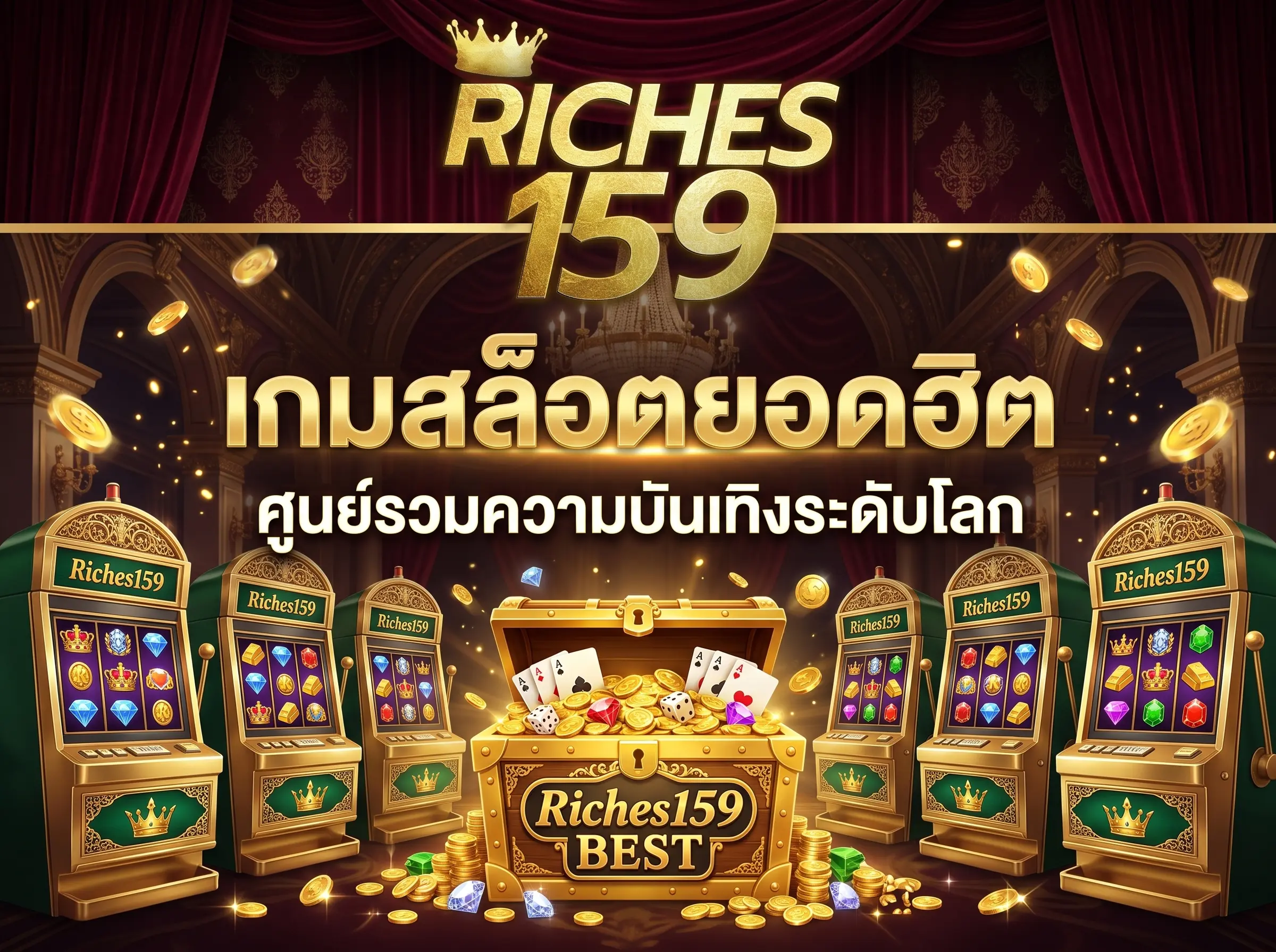 เกมสล็อตยอดฮิต ศูนย์รวมความบันเทิงระดับโลก Riches159 BEST