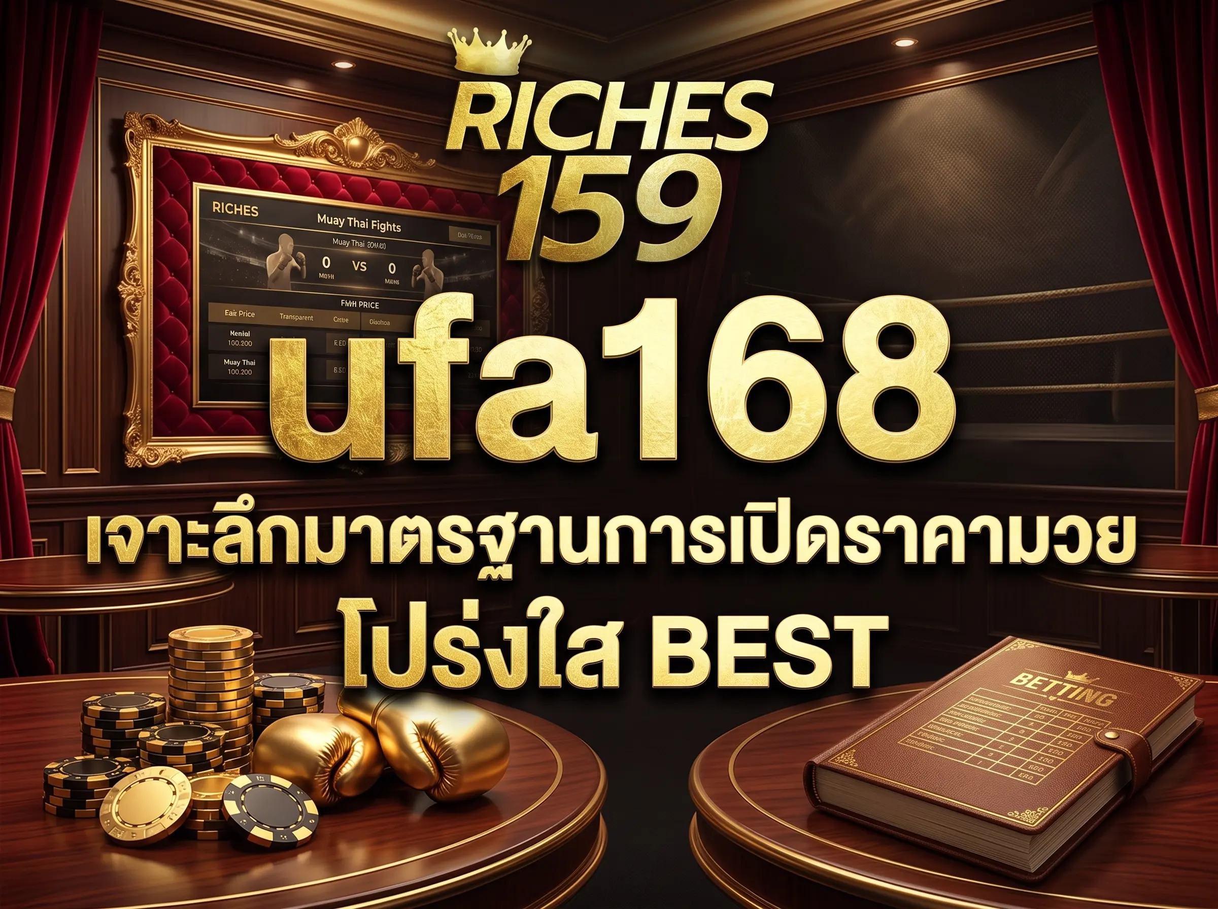 ufa168 เจาะลึกมาตรฐานการเปิดราคามวย โปร่งใส BEST